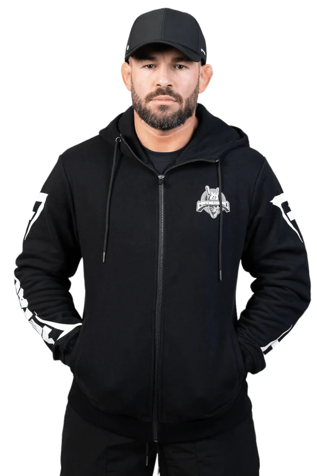 Men's Full Zip Hoodie - Black – Metalhead Men's Full Zip Hoodie - Black – Metalhead