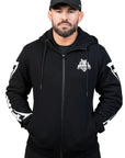 Men's Full Zip Hoodie - Black