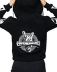 Women's Full Zip Hoodie - Black