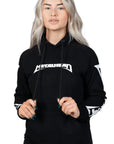 Metalcore-Hoodie für Damen – Schwarz