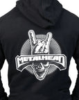Sudadera con capucha Metalcore para hombre - Negro