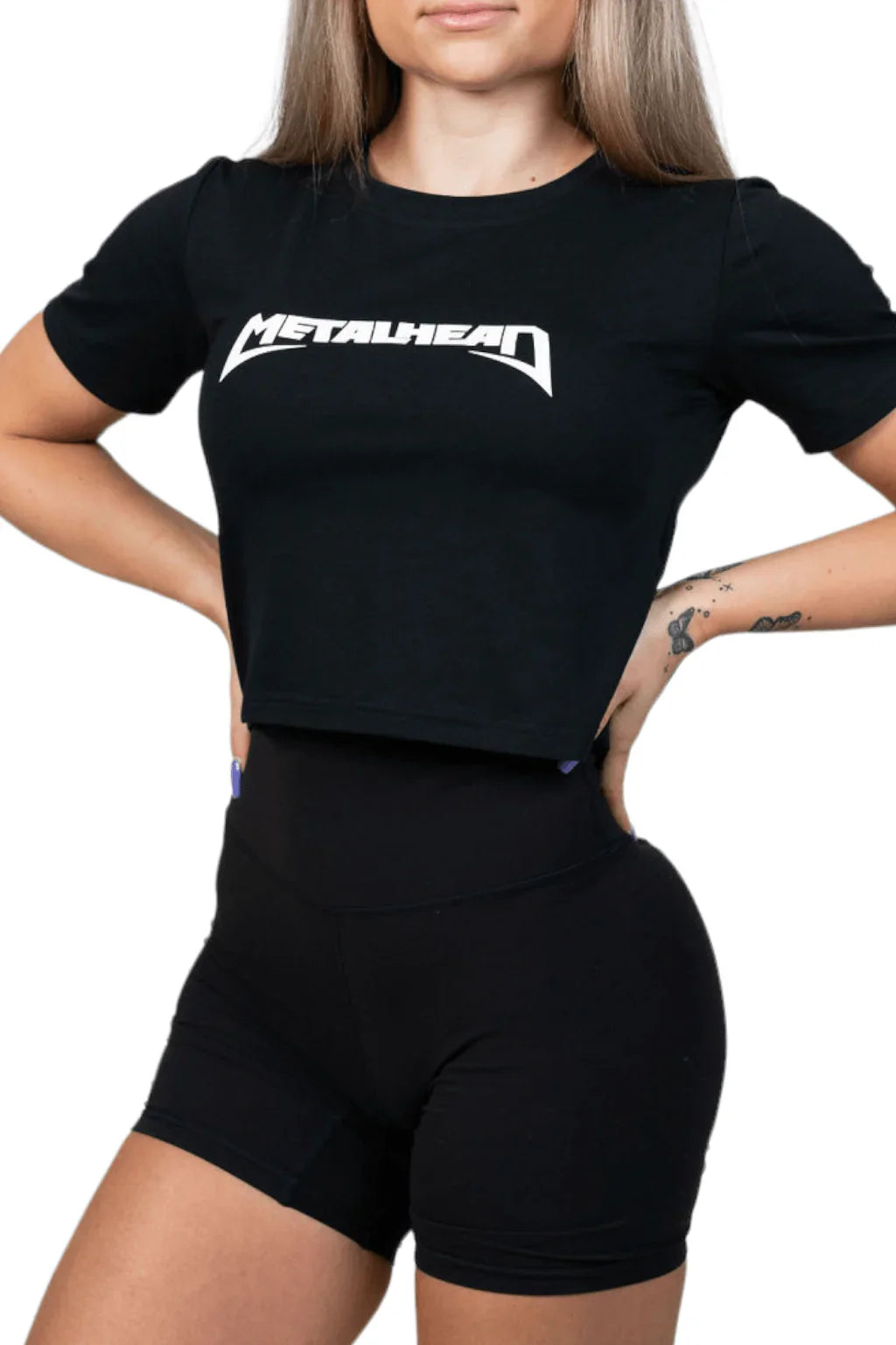 Women's Crop - Black