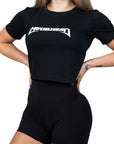 Women's Crop - Black