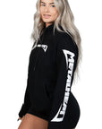 Metalcore-Hoodie für Damen – Schwarz