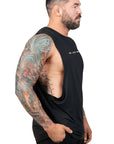 Men's Performance Sleeveless Muscle Tank - Black