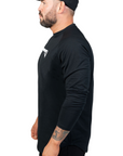 Camisa de manga larga Metalcore para hombre - Negro